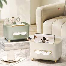 Hộp đựng khăn giấy Hộp đựng khăn giấy để lưu trữ khăn giấy Hộp đựng khăn giấy để bàn kèm bút văn phòng phẩm Hộp trang trí điều khiển từ xa Hộp đựng khăn giấy cho nhà hàng, văn phòng, xe hơi - Nhiều màu - Xem 11