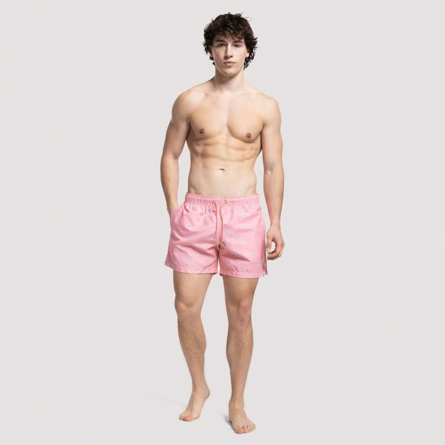 Apres Life Lollies Pink Swimshorts - Pink - View 1