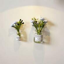 2/8PCS Mini Large Vase Magnets - Flower Bud Vase Magnets 2025 Brand New Cute Mini Fridge Magnets 3D Vase Interesting Fridge Accessories Kitchen Decoration (Multi-Color) Holiday Gift - Color Mixing - View 9