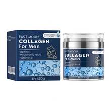 50/100g Men's Retinol Face Cream Collagen Wrinkle Remover Anti-Aging Fade Fine Lines Firming Lifting Soften Repair Skin Deeply Moisturizing Tighten Skin Care - Blue - View 3
