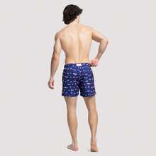Apres Life Flamingos Navy Swimshorts