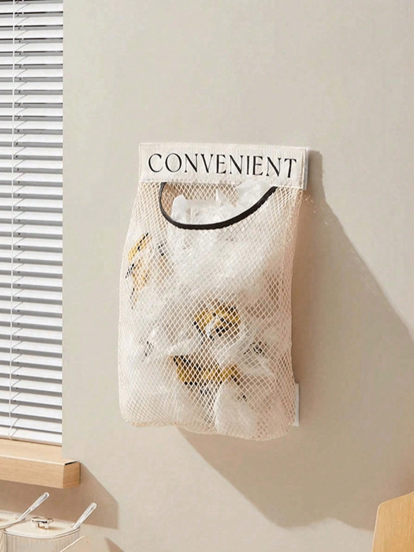 شبكة تخزين أكياس القمامة معلقة على الحائط بسعة كبي...