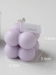 1/2/12pcs Mini Magic Cube Scented Candle,Handmade Bubble Shaped Candles Cute Aromatherapy Candles For Halloween,Spooky,Autumn,Festival,Holiday ,Winter,Holiday,Festival,Room Decor,Gifts Graduation,Candle Wholesale