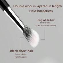 天鹅绒软山羊毛腮红刷 - 天然木柄化妆刷 便携情人节礼物 新年礼物