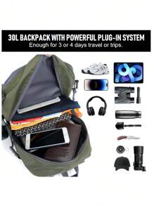 Rucsac de drumeție ușor și impermeabil de 30L, rucsac sport pentru bărbați și femei, geantă de călătorie în aer liber, rucsac de camping, cadou pentru drumeții iubitului, cadou de Ziua Tatălui tatălui