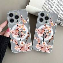 Compatible con phone 16 Pro, 15/14 Plus, 13/12/11 Pro. Nueva funda magnética transparente de acrílico con diseño clásico y resistente. Funda de alta calidad para hombres y mujeres. - Colores mixtos 1 - Ver 3