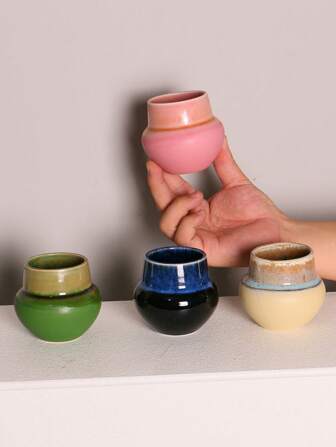 1 pièce Tasse à dégustation d'arôme en céramique, tasse à café goutte à goutte faite à la main avec un design d'appréciation des arômes, tasse sensorielle minimaliste, convient pour la crème glacée, la cafétéria