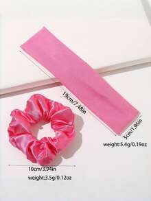 12件套缎面运动发饰套装，包含多色发圈和发带 - 适合女孩和女士，为造型增添优雅气息，适合工作、运动、周末外出，是打造时尚造型的必备单品，包含发夹、礼品和发带。 - 彩色 - 查看 9