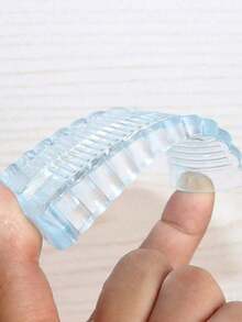 Door Stopper, Door Wedge, Heavy Duty Doorstop, Anti-Collision Door Blocker, Suitable For Home And Office - Clear Blue - View 2