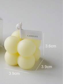 1/2/12pcs Mini Magic Cube Scented Candle,Handmade Bubble Shaped Candles Cute Aromatherapy Candles For Halloween,Spooky,Autumn,Festival,Holiday ,Winter,Holiday,Festival,Room Decor,Gifts Graduation,Candle Wholesale