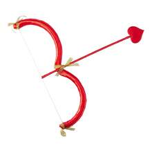 Cupid Bow And Arrow Set, Valentine's Day Cupid Costume Photo Props For Adults And Teens - Burgundy - View 2