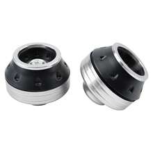 PowerMotor 1套通用摩托車防摔保護套件 鋁合金前叉保護器 摩托車輪圈防摔保護蓋 滑塊 - 均碼 - 查看 14