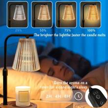 Candle Warmer Lamp With Timer,Dimmable Candle Warmer Lamp, Adjustable Height Candle Lamp, Electric Candle Lamp Warmer,Gifts For Mom,Mother's Day Gifts,Christmas Gifts,Home Decor Products