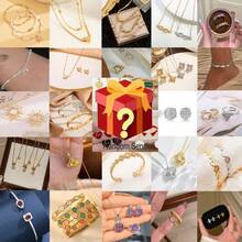 您将收到 5 件随机混合物品，其中可能包括一些意想不到的惊喜，以及照片以外的配饰，例如手镯、项链、戒指、耳环等。它们适合日常佩戴、礼物、节日和派对，无需礼品盒。