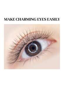 XIUSUZAKI Automatic Flowering W Shape Bloom 8D Premade Fans Eyelashes Extensions Natural Soft Individual Lashes 12Rows - Black - View 6