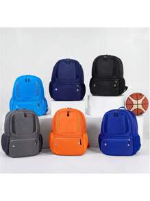 Nowa torba piłkarska z dwoma ramionami, plecak sportowy do koszykówki, siatkówki i innych aktywności na świeżym powietrzu, składana torba sportowa z wentylowaną przegrodą na buty i przegrodą na piłki, kieszeń na laptopa, odpowiednia do sportów zespołowych