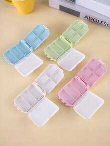 Portable Pill Case, Moisture-Proof, Reusable, Unisex, Daily Medication Planner Pocket, Can Store Vitamins, Medicines And Nutritional Supplements, Essential For Home, Travel, Outdoor, Office And School - Multicolor - View 10