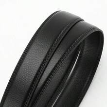 Men Genuine Leather Belts Designers Belts For Men Luxury Business Fashion Work Jeans Dress Belt, Perfect Accessory For Business And Casual Occasions - 黑色 - 查看 8