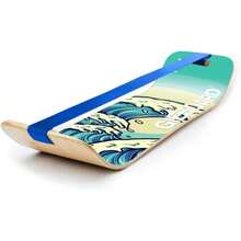 GIBBON GiBoard Balance Board And Adults Slack Board Workout Equipment Home Gym Training Wooden Balance Boards For Adults Trainer Standing Desk Exercise Yoga Agility Pilates Core And More - ONDAS - Ver 1