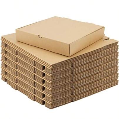 40 Packs 10 Inch Pizza Boxes Cardboard Pizza Box Pizza Takeout Boxes For Kitchen Cafes Restaurant Party And Camping
