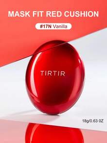 TIRTIR Red Cushion Foundation, Lightweight Coverage, Long-Lasting Satin Finish, 18g - 17N Vanilla Rice - View 10