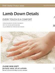 1pc "You Look Good" Asymmetrical Shaped Plush Rug, Machine Washable, Home Decor For Living Room, Bedroom, Bathroom, Kitchen