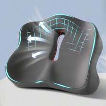 1pc Ergonomic Seat Cushion For Office Chair, Car Seat & Desk - Durable Polyester Cover, Washable, All-Season Comfort - Ideal For Long Hours Of Sitting, Office Chair Cushion