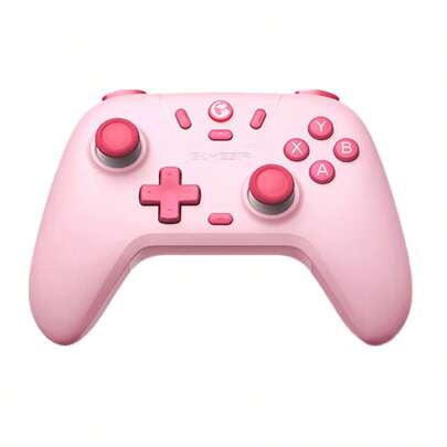 GAMESIR T4 Nova Lite Gaming Tri-Mode Controller, No Dead Zone Joystick, 6-Axis Gyroscope, Linear Trigger, 2.4G/Bluetooth/Wired Second Connection, Switch/Steam/Android/IOS Universal, Pink