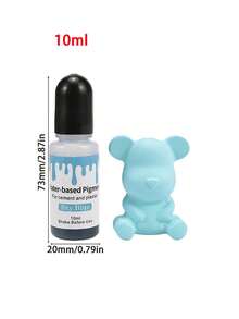 10ml/瓶 24色石膏著色樹脂染料，水溶性濃縮顏料，適用於混凝土水泥模具製作、DIY手工皂著色、蠟燭製作染料顏料 - 彩色 - 查看 28