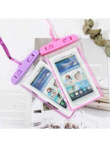 1/3/5 pezzi Custodia impermeabile e trasparente per telefono, protezione subacquea per nuoto, immersioni, surf e kayak | Compatibile con touch screen | Ideale per spiaggia, crociera, pesca e attività all'aperto | Essenziale per le vacanze estive