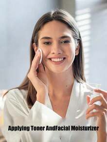 300片椭圆形清洁垫，适合面部使用，高品质卸妆垫，低过敏性无绒圆形，适合所有肤质，一次性美容湿巾，无纺布洁面巾 - 彩色 - 查看 9