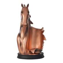 Eatssode Portabotellas de vino, botellero de mesa, estatua de caballo, ideal como bodega de vinos para el hogar, cocina, almacenamiento decorativo, soporte para vino para sala de estar, cocina y bar.