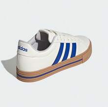 Adidas 阿迪达斯男女款春季新款低帮耐穿休闲运动鞋 JR0079 - 米藍色 - 查看 4