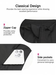 VUTRU Women's Long Sleeve Jacket With Thumb Holes, 2 Pockets, Running Workout Activewear Top