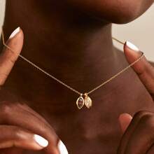 Custom Birthstone Women 14K Gold Plated Necklace With Diamond Pendant, 1-3 Pcs Necklace Set, High Color Fastness, Low Allergenic MAMA Pendant Necklace, Ideal Gift For Girlfriend, Mom, Family, Friend, Daughter For Anniversary, Valentine's Day, Mother's Day, Birthday, Graduation, Daily Wear, Wedding, Prom - Fashion, Minimalist, Simple, Casual, Vintage Customized, Personalized, Unique