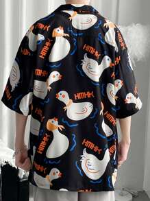 Men Shirts - 黑色 - 查看 3