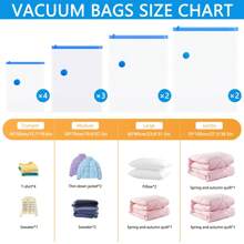 11pcs Transparent Vacuum Storage Bag With Electric Pump, Vacuum Sealing Bag,Used For Storing Winter Clothes, Women's Pants, Dresses, Shirts, Long Sleeves, Spring And Summer Clothing, Travel Necessities, Easy To Carry, And Saving 80% Of Space