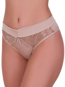 Panty Kit With Lace And Bow Detail - Nhiều màu - Xem 10
