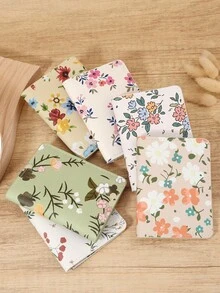 雏菊花瓣图案迷你钱包，时尚简约，轻巧便携，可装现金、身份证、信用卡、硬币，适合作为生日、周年纪念日、送给爱人、女性、女孩、青少年、大学生、学生、男士的礼物。 - 粉色 - 查看 2