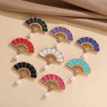 1pc Ombre Patterned Boho Style Zinc Alloy Fashion Brooch - Multicolor - View 10