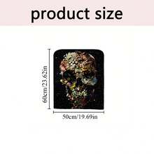 1 pièce/4 pièces/6 pièces/10 pièces Housse de chaise en peluche courte imprimée de fleurs et de crânes pour Halloween, housse de chaise amovible en tissu peluche courte, protecteur de de chaise, housse décorative de chaise de salle à manger, convient pour toutes les saisons, housse de chaise décorative pour salle à manger, salon, maison, avec protection du , convient pour restaurant, bureau, salon, hôtel et décoration de la maison - ZYBT-047 - Voir 10