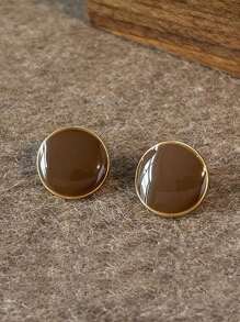 Zestaw 3 par kolczyków w kształcie sześcianu w stylu retro, minimalistyczny, elegancki, dla kobiet, uniwersalny do noszenia na co dzień, jesień/zima