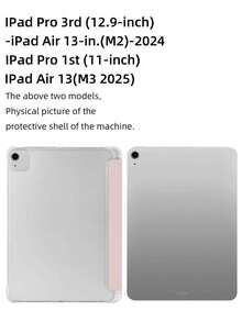 可定制透明笔槽，8 档角度可折叠粉色平板电脑保护套，兼容 iPad Mini 6/Mini 7/Air/Air 2/9.7/10.2/10.5/Air 4/Air 5/10.9/Pro 11 英寸/第十代/Air 11 英寸 (M2)-2024/Pro 11 英寸 (M4)-2024/Air 11 英寸 (M3) 2025/iPad (A16) 11 英寸第十一代 2025。多角度支架，内置笔槽，TPU 软边保护，磁吸式自动休眠/唤醒，简约/休闲/个性化/高端/创意设计。（产品不含触控笔） - 粉色 - 查看 10