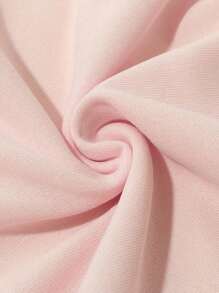 1pc Tween Girls' Cute Axolotl & Hexagon Animal Print Pink Crew Neck Sweatshirt, Warm Pullover Top For Young Students, Autumn/Winter - Pink - View 7