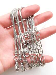 5 件金属半成品链条 19 厘米 适用于 DIY 手链首饰串珠手工配件