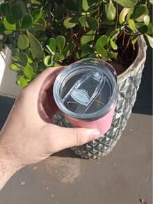 Thermal Cup 260mL (With Lid) - Rosa Pálido - Ver 3