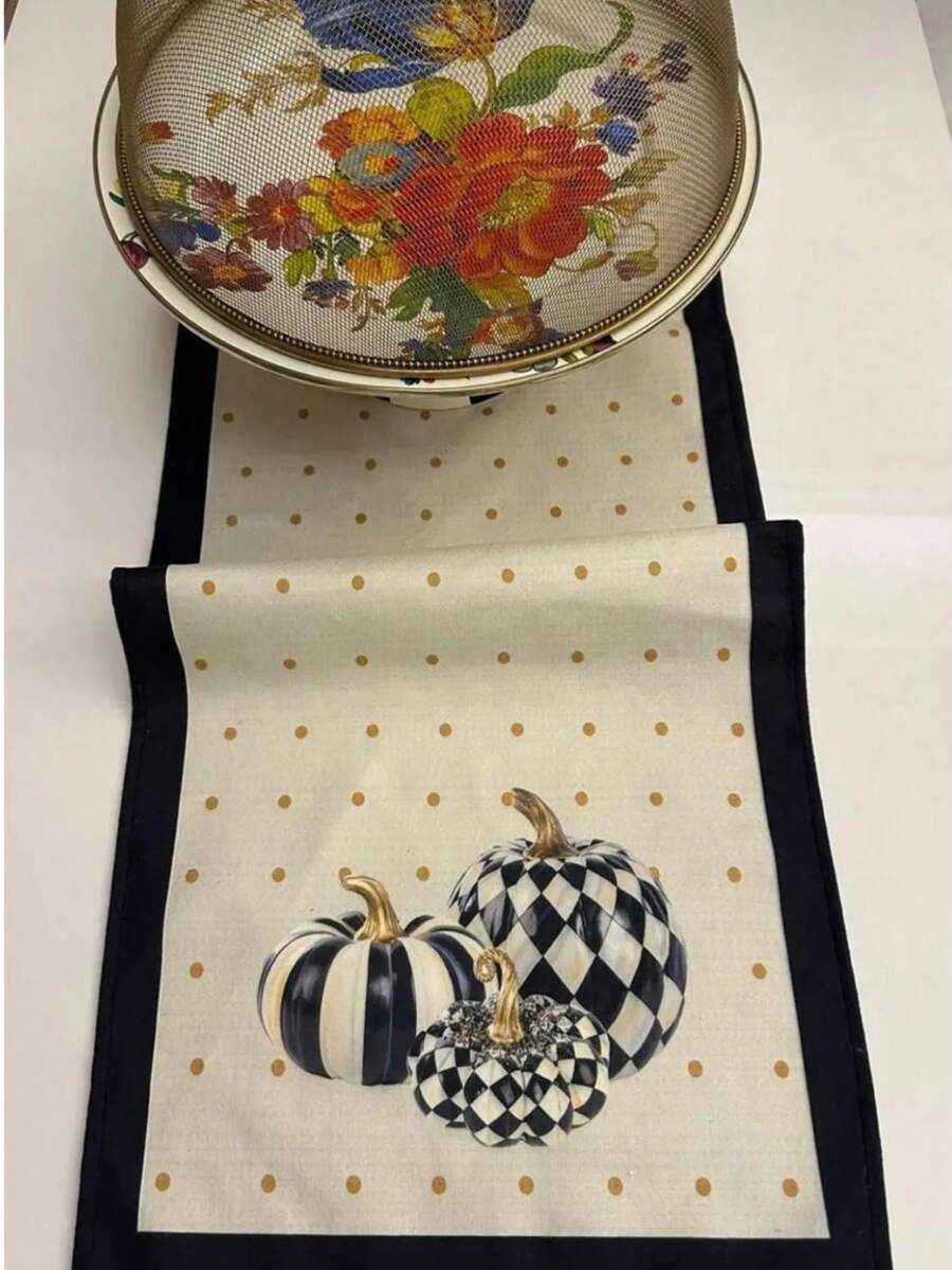 Made In Turkey - Elegant Table Runner 40x140 Cm – Modern Dining Table Decoration - Buff Yellow - View 1
