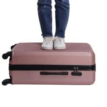 20/24/28寸三件式行李箱 歐洲製造 歐盟註冊 旅行箱，ABS材質塑膠硬殼箱，大容量，旅遊，防水，加固，輕音輪，安全鎖