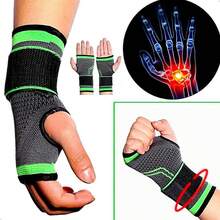 Pair Of 2 High Compression Wrist Braces For Tendonitis Splint