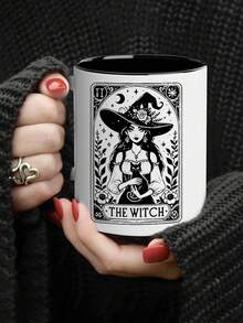 1 cốc cà phê Witchy 11oz, cách nhiệt, tái sử dụng, cốc gốm Halloween, đồ trang trí Halloween, trang trí mùa thu, chỉ rửa tay, trang trí phòng, cô dâu xác chết, tủ đông, cốc đa năng cho người lớn, lý tưởng cho Giáng sinh, Halloween, Phục sinh, Lễ tạ ơn, quà tặng sinh nhật, quà tặng ngày lễ, quà tặng Giáng sinh, đồ dùng nhà bếp, văn phòng học tập tại nhà, cốc du lịch đa năng - Nhiều màu - Xem 10